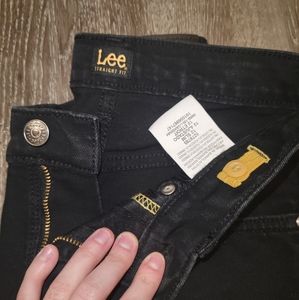 Lee Kids 12slim Black Straight-leg Jean